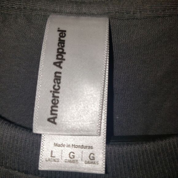 American Apparel Long Sleeves Top. Size Large. NWT. 1 (one) box 36 pieces. - Picture 5 of 6